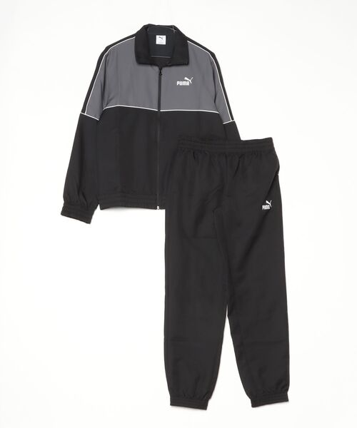 PUMA（プーマ）の「プーマ PUMA ウーブン カラーブロック スーツ（ジャージ・メンズ・ネイビー/ブラック・LL/L/3L/S/M）」の13枚目の写真