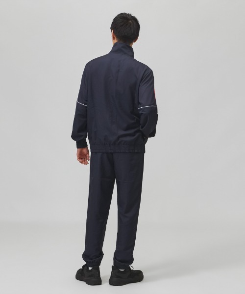PUMA（プーマ）の「プーマ PUMA ウーブン カラーブロック スーツ（ジャージ・メンズ・ネイビー/ブラック・LL/L/3L/S/M）」の3枚目の写真