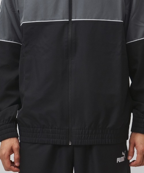 PUMA（プーマ）の「プーマ PUMA ウーブン カラーブロック スーツ（ジャージ・メンズ・ネイビー/ブラック・LL/L/3L/S/M）」の7枚目の写真