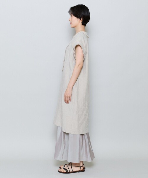 MOGA(モガ)の「リネンナチュラルワッシャーコクーンシルエットワンピース(ワンピース・レディース・キナリ・2)」の15枚目の写真