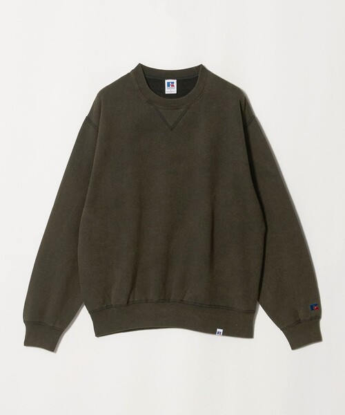 Russell Athletic(ラッセルアスレティック)の「<RUSSELL ATHLETIC × BEAUTY&YOUTH>フェード クルーネック スウェット(スウェット・メンズ・ブラック/ライトブルー・L/XL/M)」の1枚目の写真