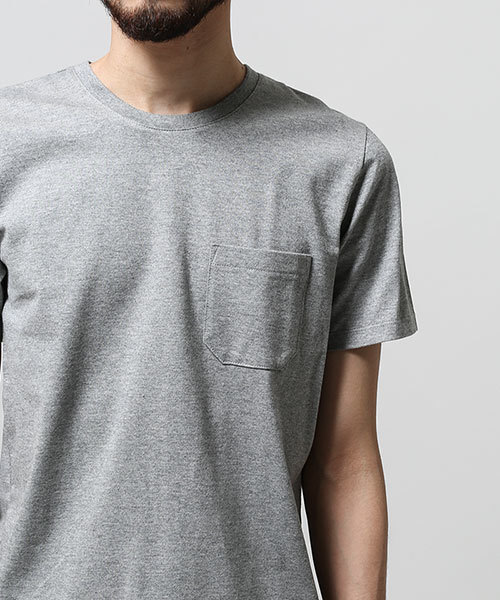 NANO universe（ナノユニバース）の「Anti Soaked (R)MIX Crew T（Tシャツ/カットソー・メンズ・グレー/チャコール/ネイビー・LARGE/MEDIUM/X-LARGE/SMALL）」の5枚目の写真