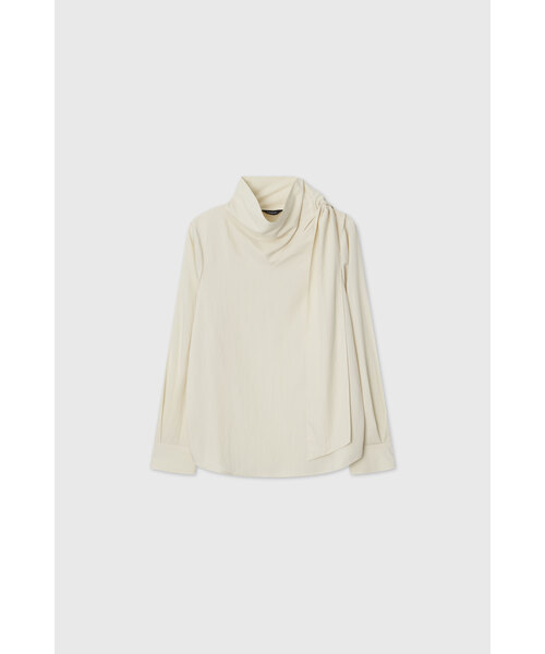 LOOKAST(ルックキャスト)の「スカーフカウルネックブラウス_アイボリー(シャツ/ブラウス・レディース・アイボリー・SMALL/MEDIUM)」の1枚目の写真