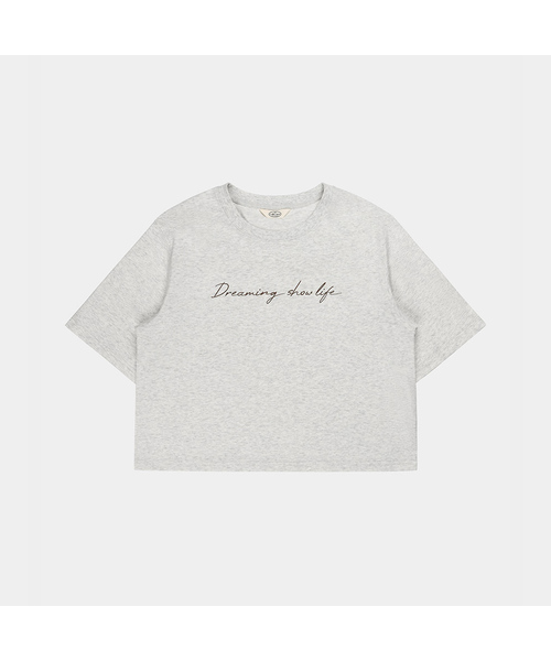 PIGMENT(ピグメント)の「ストレッチドリーミングプリントTシャツ (YZTS2607032)(Tシャツ/カットソー・レディース・ホワイト/オートミール・FREE)」の2枚目の写真