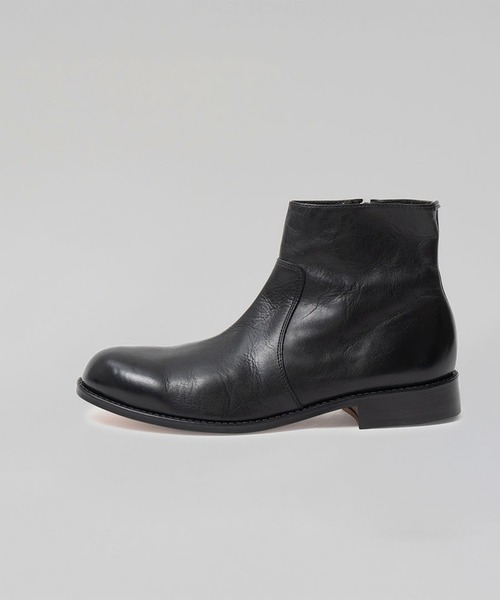 PADRONE(パドローネ)の「【PADRONE】SIDE ZIP BOOTS(ブーツ・メンズ・ブラック・41/40/42)」の2枚目の写真