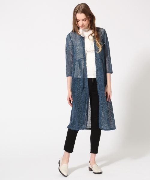 HARE（ハレ）の「2wayメッシュカットワンピース(HARE)（ワンピース・レディース・オフホワイト/グレー/ネイビー・FREE）」の7枚目の写真