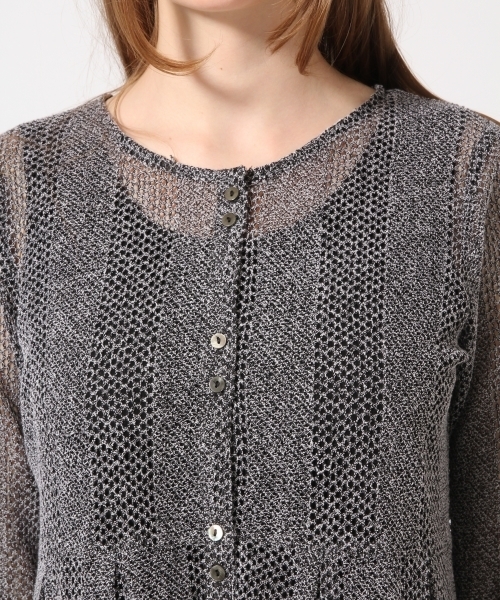 HARE（ハレ）の「2wayメッシュカットワンピース(HARE)（ワンピース・レディース・オフホワイト/グレー/ネイビー・FREE）」の8枚目の写真