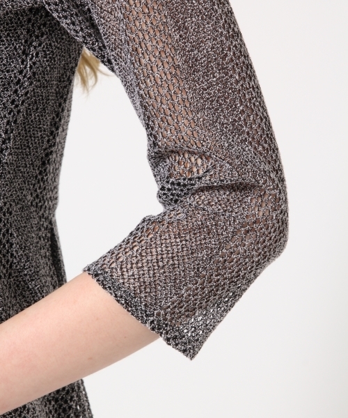 HARE（ハレ）の「2wayメッシュカットワンピース(HARE)（ワンピース・レディース・オフホワイト/グレー/ネイビー・FREE）」の10枚目の写真