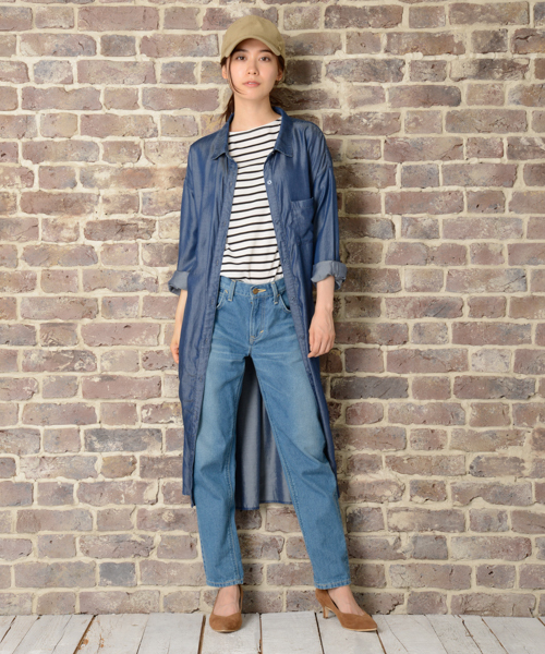 Ciaopanic Typy チャオパニックティピー の テンセルデニムビッグシルエットシャツワンピース ワンピース Wear