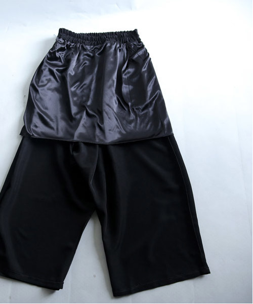 antiqua（アンティカ）の「クロスサルエルワイドパンツ（その他パンツ・レディース・グレー/ブラック/カーキ・M）」の6枚目の写真