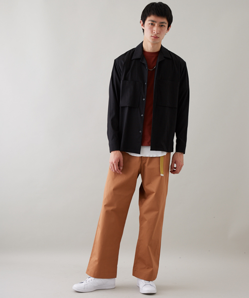 STUDIOUS(ステュディオス)の「コンパクトチノワイドパンツ(チノパンツ・メンズ・ブラック/キャメル/オフホワイト・1/3/2)」の20枚目の写真