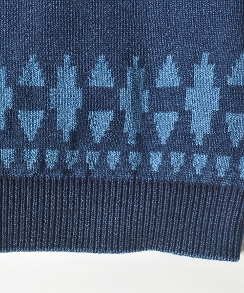 SHIPS（シップス）の「SC:【WEB限定】ネイティブ ショールカラー カーディガン(ガウン)■（カーディガン/ボレロ・メンズ・ブラック/ブルー・MEDIUM/SMALL/LARGE/X-LARGE）」の17枚目の写真