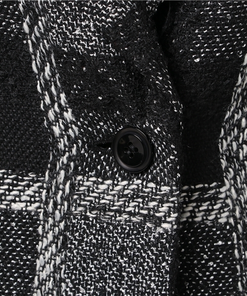 Rienda 白黒ツイード テーラードジャケット