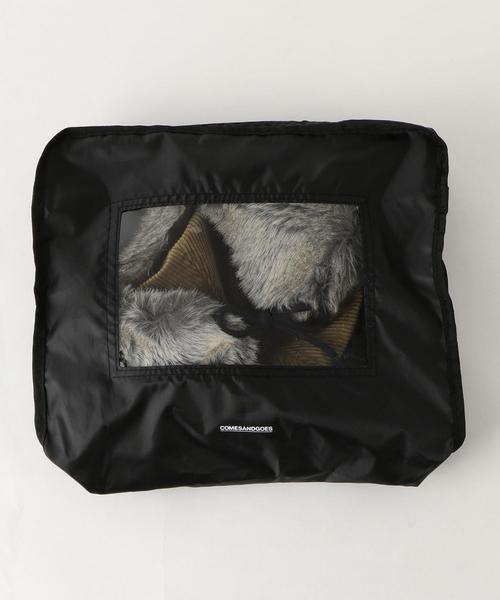 COMESANDGOES（カムズアンドゴーズ）の「＜COMESANDGOES＞ EAR CAP/キャップ □□（キャップ・メンズ・ブラック/ベージュ・FREE）」の3枚目の写真