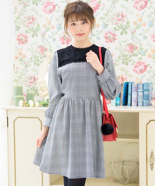 Ingni イング の ヨークシアーグレンチェック柄ワンピース 17aw ワンピース Wear