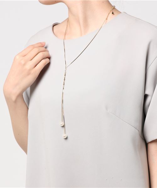 un dix cors（アンディコール）の「パールツイストネックレス（ネックレス・レディース・ゴールド・ﾌﾘ-）」の3枚目の写真