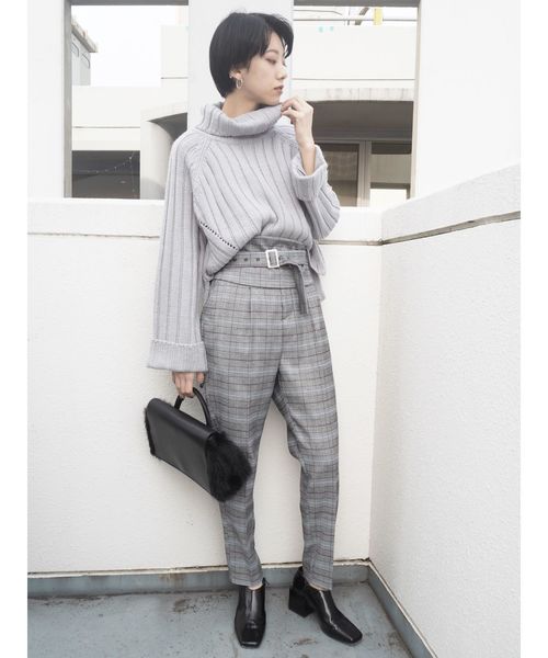 MURUA(ムルーア)の「ベルトSETアンクルテーパードPT(その他パンツ・レディース・グレー/ブラック・1/2)」の16枚目の写真