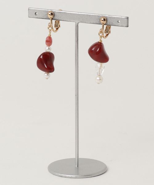 TONE SELECT GOODS(トーンセレクトグッズ)の「【tschuss(チュース)】Madame CANDY イヤリング(イヤリング・レディース・レッド/ピンク/イエロー・FREE)」の1枚目の写真