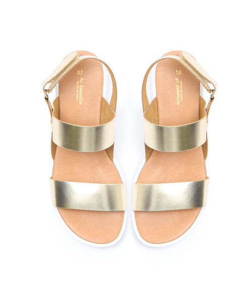 Au BANNISTER(オゥバニスター)の「スポーツソールサンダル(サンダル・レディース・ブラック/ホワイト/ゴールド・35/36/37/38/39)」の16枚目の写真