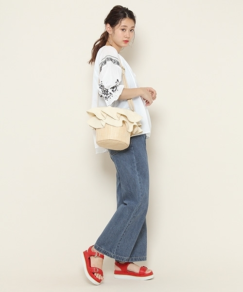 PAGEBOY（ページボーイ）の「フリルバッグ（ショルダーバッグ・レディース・オフホワイト/グレー系その他・FREE）」の18枚目の写真