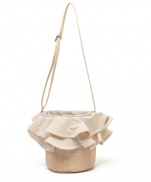 PAGEBOY（ページボーイ）の「フリルバッグ（ショルダーバッグ・レディース・オフホワイト/グレー系その他・FREE）」の9枚目の写真