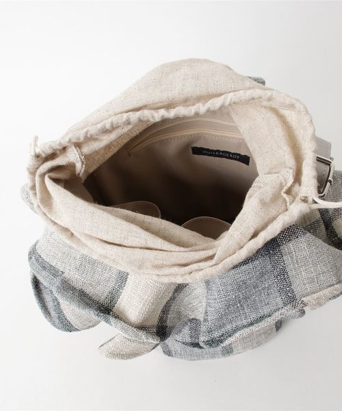 PAGEBOY（ページボーイ）の「フリルバッグ（ショルダーバッグ・レディース・オフホワイト/グレー系その他・FREE）」の5枚目の写真