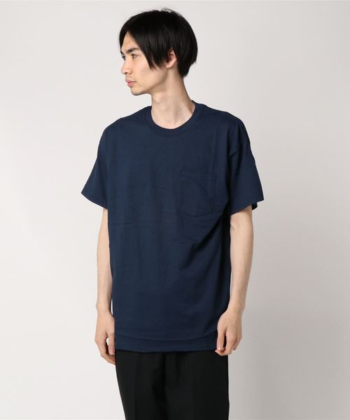 GILDAN（ギルダン）の「＃GILDAN/ギルダン　6.0オンス ウルトラコットンポケットTシャツ（Tシャツ/カットソー・メンズ・ホワイト/チャコールグレー/ライトグレー/ライトブルー/ブラック/ネイビー/レッド/ライム/オレンジ/グリーン/ワインレッド・MEDIUM/LARGE）」の22枚目の写真