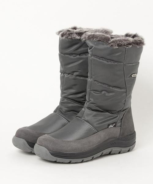 cava cava（サヴァサヴァ）の「【撥水・防滑】ファースノーブーツ　-3332009（レインシューズ・レディース・ブラック/ダークブラウン/グレー・S/M/L/LL）」の4枚目の写真