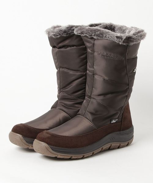 cava cava（サヴァサヴァ）の「【撥水・防滑】ファースノーブーツ　-3332009（レインシューズ・レディース・ブラック/ダークブラウン/グレー・S/M/L/LL）」の9枚目の写真