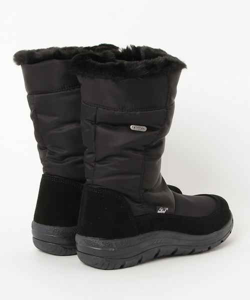 cava cava（サヴァサヴァ）の「【撥水・防滑】ファースノーブーツ　-3332009（レインシューズ・レディース・ブラック/ダークブラウン/グレー・S/M/L/LL）」の7枚目の写真