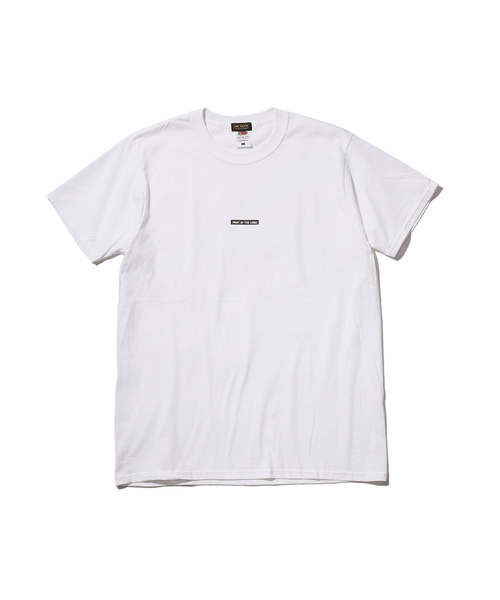 FRUIT OF THE LOOM（フルーツオブザルーム）の「【ZOZO限定】FRUIT OF THE LOOM ×MR.OLIVE COLLABO / SMAL BOX LOGO T-SHIRT（Tシャツ/カットソー・メンズ・ホワイト/ブラック/グレー/レッド・MEDIUM/LARGE/X-LARGE）」の5枚目の写真