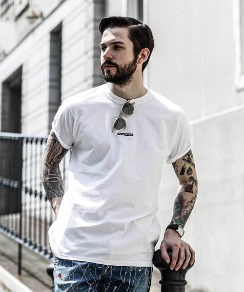 FRUIT OF THE LOOM（フルーツオブザルーム）の「【ZOZO限定】FRUIT OF THE LOOM ×MR.OLIVE COLLABO / SMAL BOX LOGO T-SHIRT（Tシャツ/カットソー・メンズ・ホワイト/ブラック/グレー/レッド・MEDIUM/LARGE/X-LARGE）」の13枚目の写真