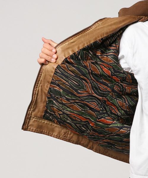 Desigual（デシグアル）の「「Desigual/デシグアル」 フェイクレザーブルゾン（ライダースジャケット・メンズ・ダークブラウン・M/L/S/XXL/XL）」の4枚目の写真