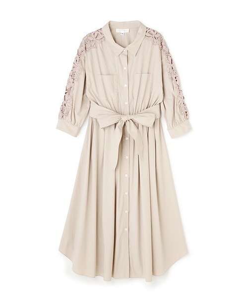 JILL STUART（ジルスチュアート）の「ユーリーシャツワンピース（ワンピース・レディース・ベージュ/ブルー/ネイビー・0/2/4）」の17枚目の写真