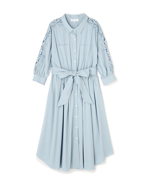 JILL STUART（ジルスチュアート）の「ユーリーシャツワンピース（ワンピース・レディース・ベージュ/ブルー/ネイビー・0/2/4）」の15枚目の写真