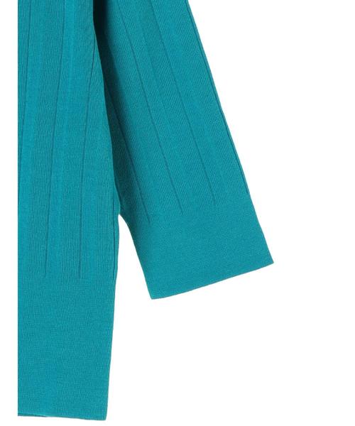 YECCA VECCA（イェッカヴェッカ）の「プリ－ツニットプルオ－バ－（Tシャツ/カットソー・レディース・ホワイト/ネイビー/サックスブルー/グリーン/ラベンダー・FREE）」の15枚目の写真