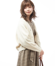 natural couture | 春色アイレットカーディガン(カーディガン/ボレロ)