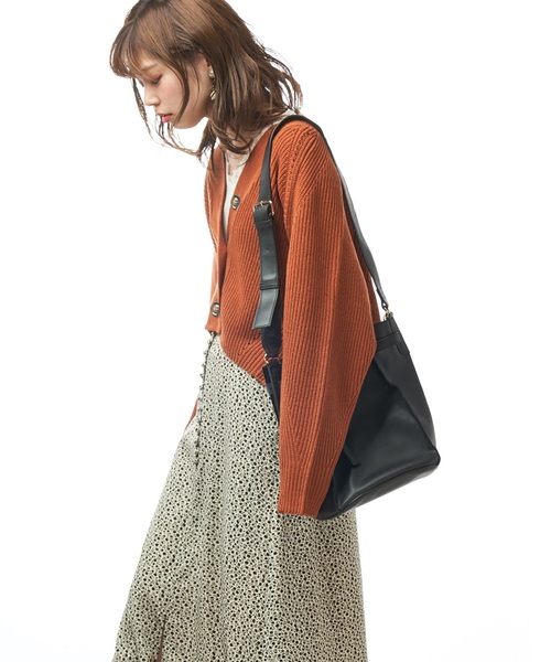 natural couture(ナチュラルクチュール)の「春色アイレットカーディガン(カーディガン/ボレロ・レディース・アイボリー/ベージュ/ネイビー/サックスブルー/ラベンダー/オレンジ・FREE)」の9枚目の写真