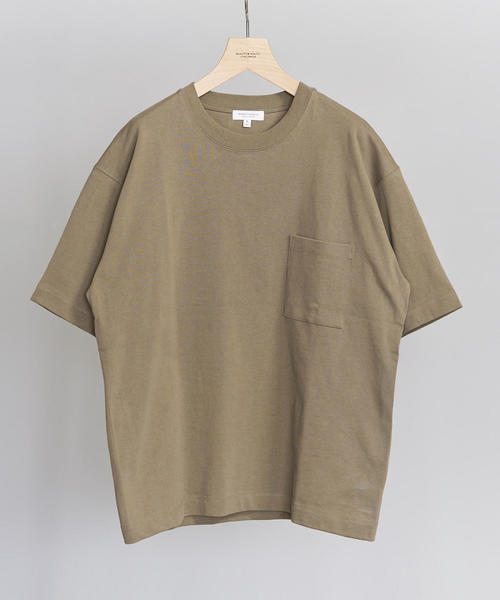 BEAUTY&YOUTH UNITED ARROWS（ビューティーアンドユースユナイテッドアローズ）の「BY クリスピーコットン 樽型 Tシャツ（Tシャツ/カットソー・メンズ・ホワイト/ブラック/ベージュ/レッド・SMALL/MEDIUM/LARGE/X-LARGE）」の3枚目の写真