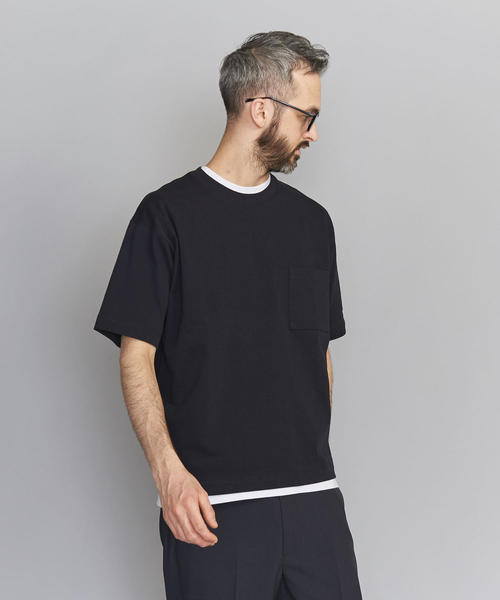 BEAUTY&YOUTH UNITED ARROWS（ビューティーアンドユースユナイテッドアローズ）の「BY クリスピーコットン 樽型 Tシャツ（Tシャツ/カットソー・メンズ・ホワイト/ブラック/ベージュ/レッド・SMALL/MEDIUM/LARGE/X-LARGE）」の20枚目の写真