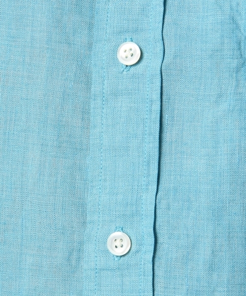 green label relaxing(グリーンレーベルリラクシング)の「LINEN DELAVE BD-Rシャツ ◆(シャツ/ブラウス・メンズ・ホワイト/ピンク/ターコイズブルー/ネイビー・LARGE/MEDIUM/SMALL/X-LARGE)」の12枚目の写真