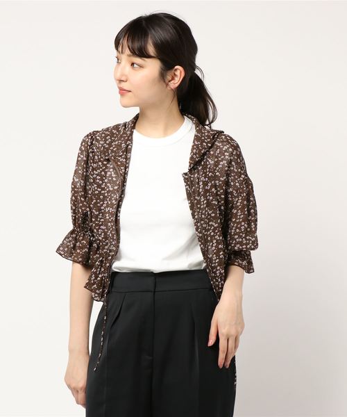 one after another NICE CLAUP(ワンアフターアナザーナイスクラップ)の「ヴィンテージフード羽織(パーカー・レディース・ベージュ/アイボリー/ブラック系その他・FREE)」の12枚目の写真