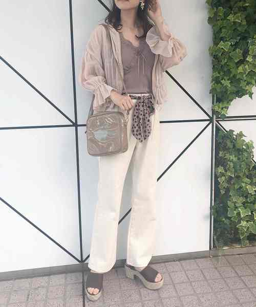 one after another NICE CLAUP(ワンアフターアナザーナイスクラップ)の「ヴィンテージフード羽織(パーカー・レディース・ベージュ/アイボリー/ブラック系その他・FREE)」の19枚目の写真