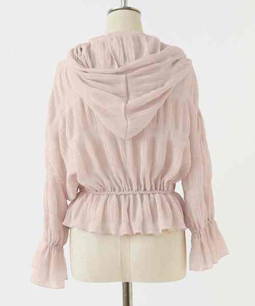 one after another NICE CLAUP(ワンアフターアナザーナイスクラップ)の「ヴィンテージフード羽織(パーカー・レディース・ベージュ/アイボリー/ブラック系その他・FREE)」の9枚目の写真