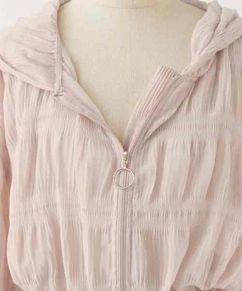 one after another NICE CLAUP(ワンアフターアナザーナイスクラップ)の「ヴィンテージフード羽織(パーカー・レディース・ベージュ/アイボリー/ブラック系その他・FREE)」の7枚目の写真