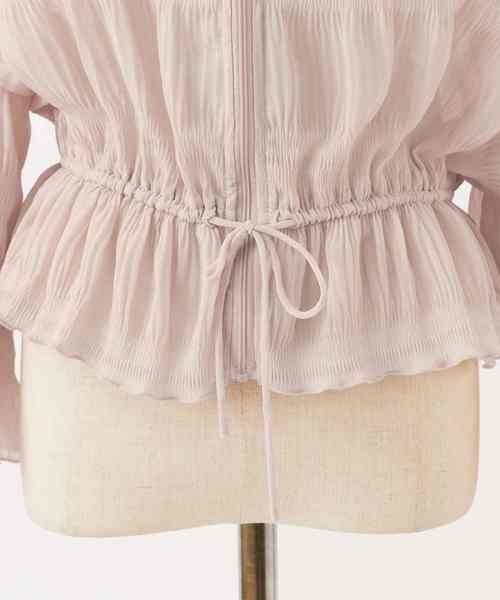 one after another NICE CLAUP(ワンアフターアナザーナイスクラップ)の「ヴィンテージフード羽織(パーカー・レディース・ベージュ/アイボリー/ブラック系その他・FREE)」の6枚目の写真