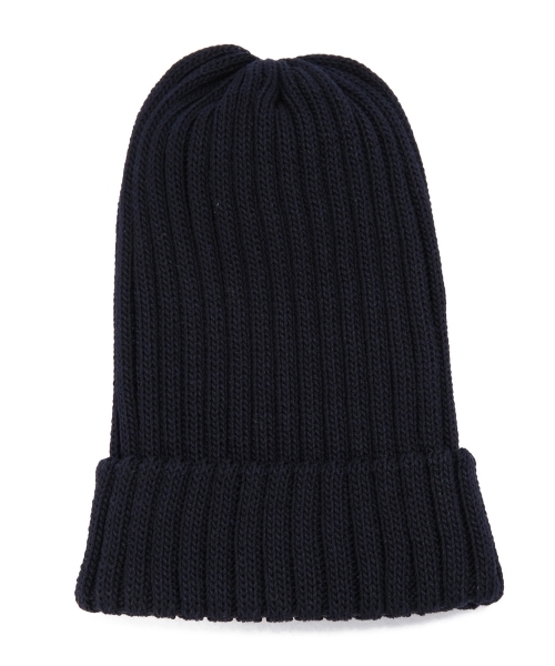 UNITED ARROWS（ユナイテッドアローズ）の「UA ITALY KNIT CAP ◆（ニットキャップ/ビーニー・メンズ・オフホワイト/ブラック/オレンジ/イエロー/ダークグリーン/ロイヤルブルー/ネイビー・フリー）」の4枚目の写真
