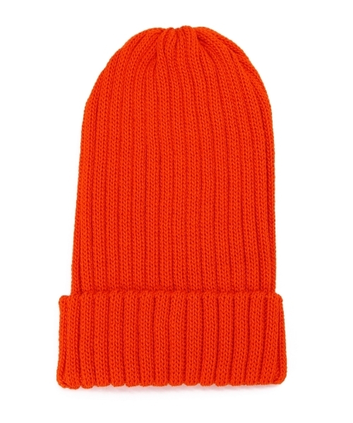 UNITED ARROWS（ユナイテッドアローズ）の「UA ITALY KNIT CAP ◆（ニットキャップ/ビーニー・メンズ・オフホワイト/ブラック/オレンジ/イエロー/ダークグリーン/ロイヤルブルー/ネイビー・フリー）」の7枚目の写真