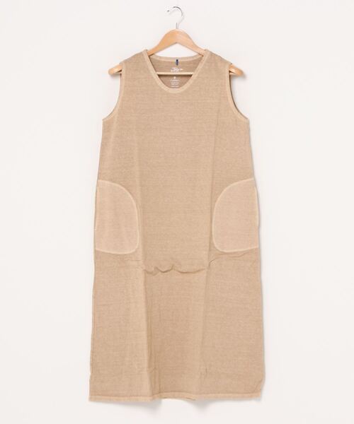 go slow caravan(ゴースローキャラバン)の「Good On/グッドオン TENT TEE DRESS(ワンピース・レディース・ネイビー/グレー/ライトブラウン/ブラック系その他2/ライトブルー/コーラルピンク・FREE)」の3枚目の写真