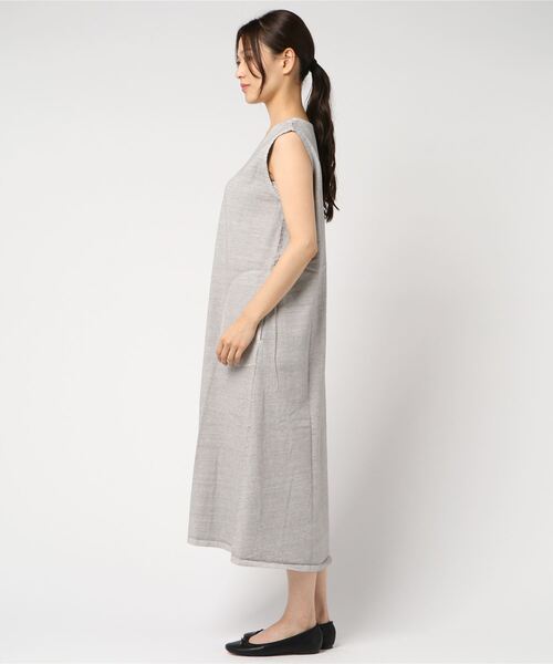 go slow caravan(ゴースローキャラバン)の「Good On/グッドオン TENT TEE DRESS(ワンピース・レディース・ネイビー/グレー/ライトブラウン/ブラック系その他2/ライトブルー/コーラルピンク・FREE)」の7枚目の写真